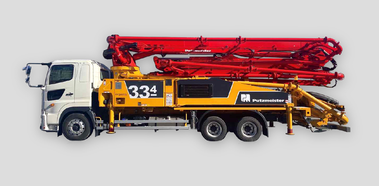 ロングブームコンクリートポンプ車【BSF33-4.16H】