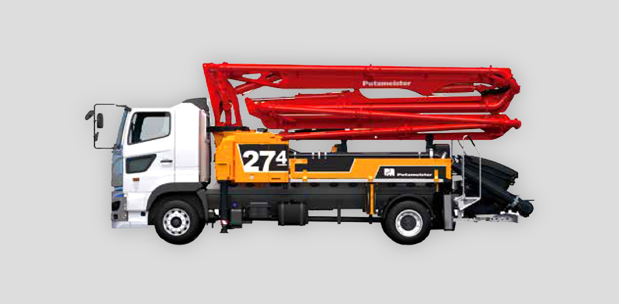 ミドルブームコンクリートポンプ車【BSF27-4】